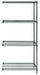 Wire Shelving Add-On Kit Green
