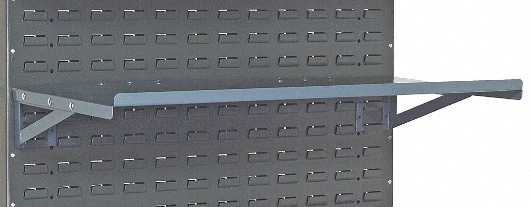 Flat Shelf Steel 18 in Overall Depth