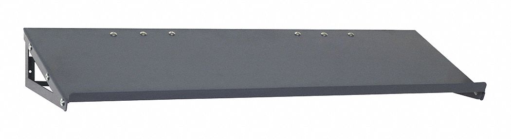 Slanted Shelf Steel 18 in Overall Depth