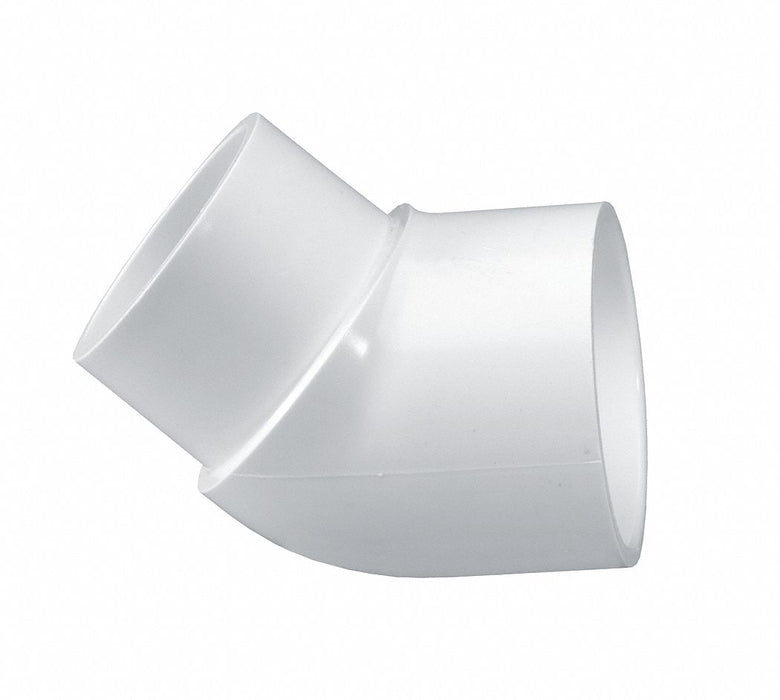 PVC 45 Elbow 1 1/2 in 1 1/2 in