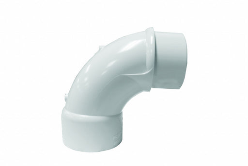 90 Sweep Elbow 2 in Schedule 40 White