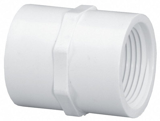 Coupling PVC 1/2 in FNPT SCH 40 White