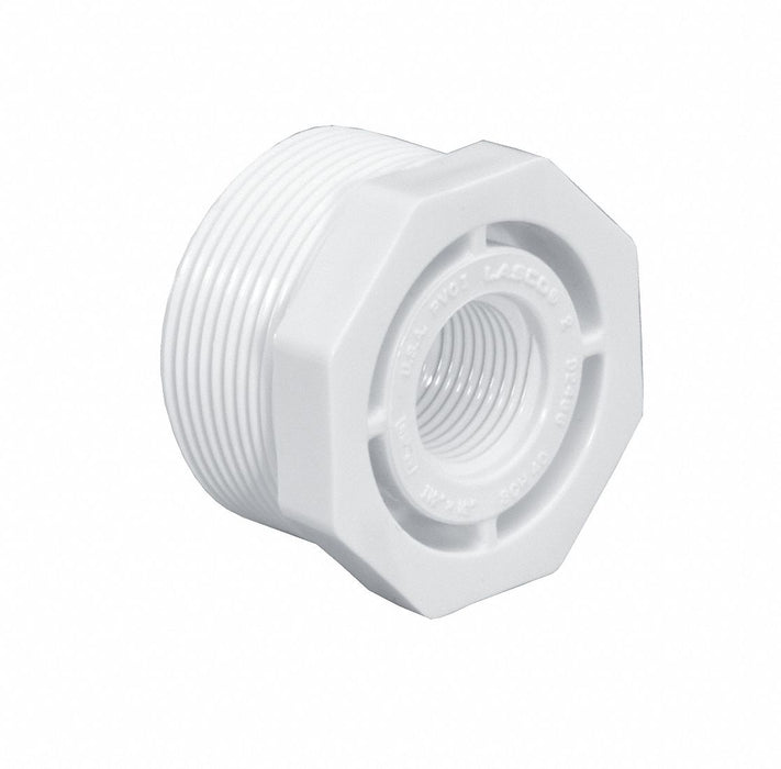 PVC Bushing 1 in NPT 3/4 in NPT