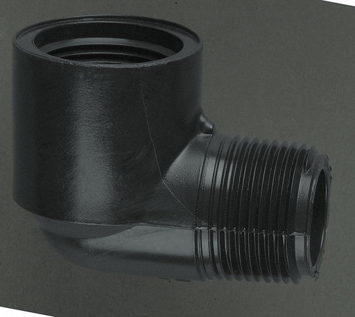 90 Elbow Polyethylene 1/2 in NPT SCH 40