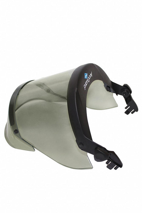 Faceshield with Slotted Adapter