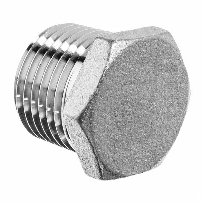 Hex Head Plug 304 SS 2 MNPT Class 150