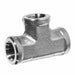 Tee 304 SS 3/8 Pipe Size Female NPT