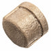 Round Cap Brass 2 in F BSPT Class 125