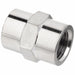 Coupling Nickel-Plated Brass 1/2 in