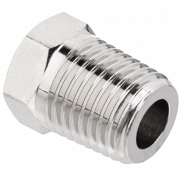 Hex Bushing Brass 1/2 x 1/4 in NPTF