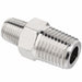 Reducing Hex Nipple Brass 1/4 x 1/8 in