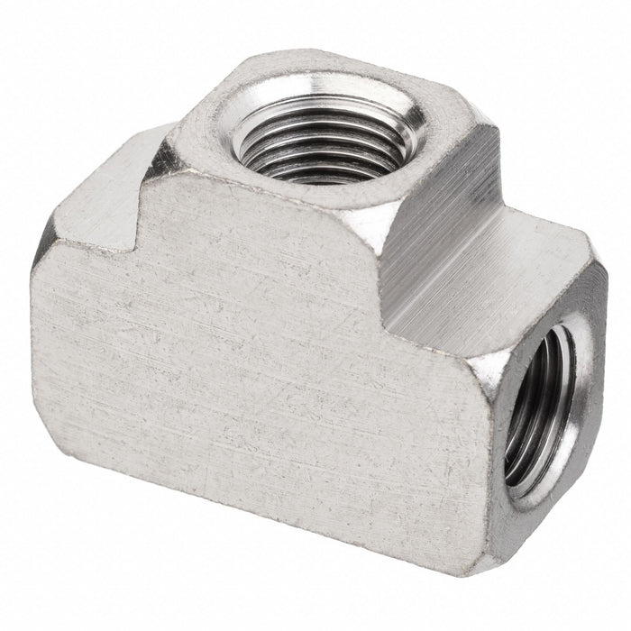 Tee Nickel-Plated Brass 1/8 in NPTF