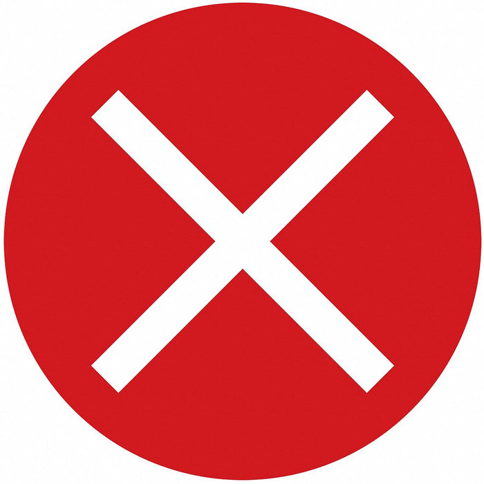 Safety Marking Label 6 in x 6 in