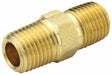 Hex Nipple Brass 3/4 in Pipe Size MNPT