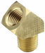 45 Extruded Street Elbow Brass 3/4 in
