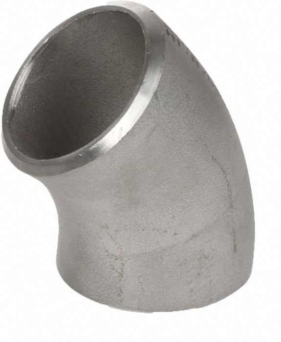 45 Elbow 304 SS 6 x 3/4 in Buttweld