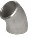 45 Elbow 304 SS 6 x 3/4 in Buttweld