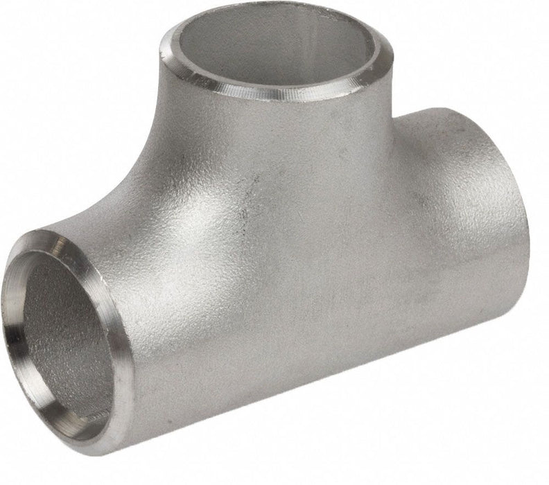 Tee 304 SS 6 in Pipe Size Buttweld