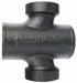 Cross Cast Iron 2 x 2 x 1 1/2 x 1 1/2 in