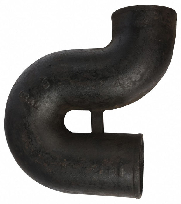 P-Trap Cast Iron 2 in Pipe Size Socket