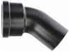 45 Bend 6 in Socket Cast Iron Black