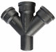 Double Wye Cast Iron 4 x 4 x3 x3 Socket