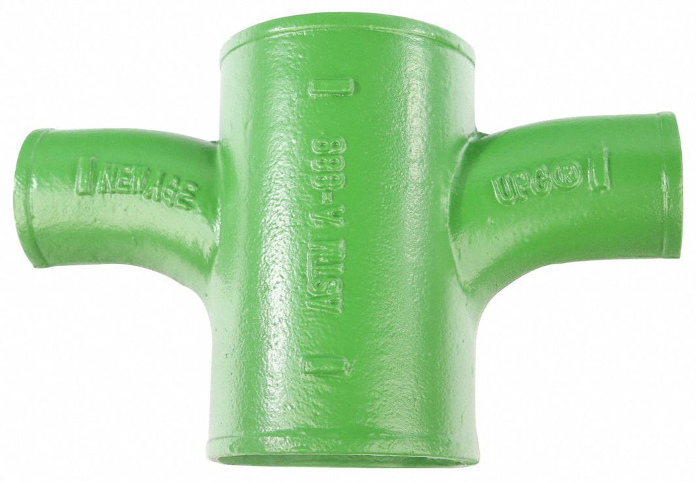 Sanitary Cross Cast Iron 8 in Socket