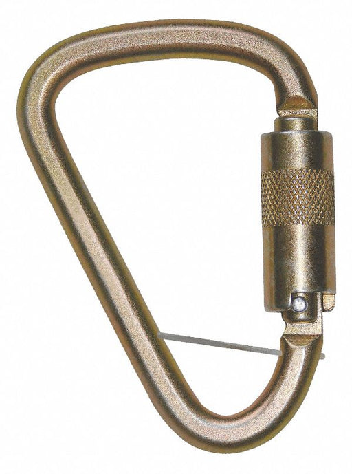 Carabiner Steel 1 in Gate Opening Bronze