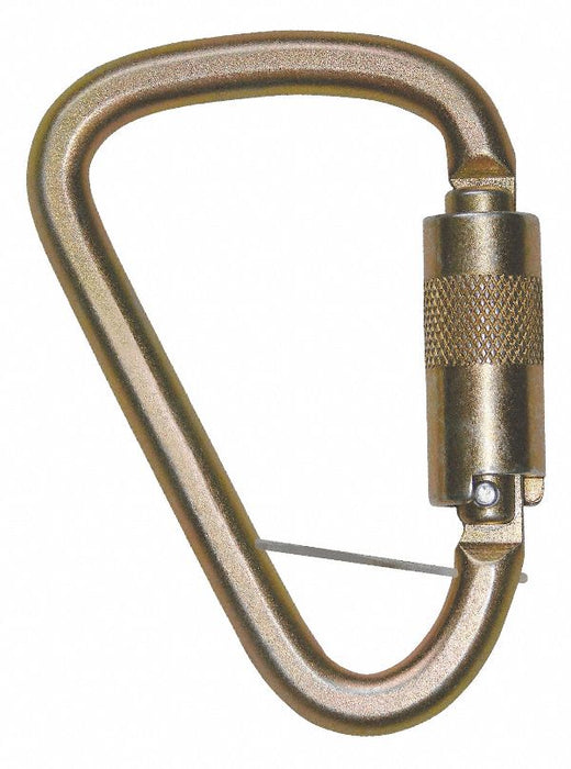 Carabiner Steel 1 in Gate Opening Bronze