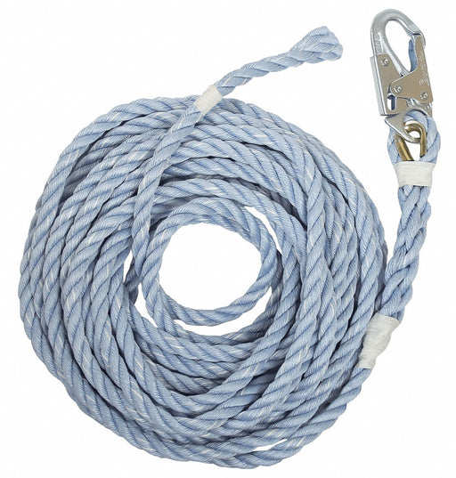 Vertical Lifeline Blue Steel Hardware
