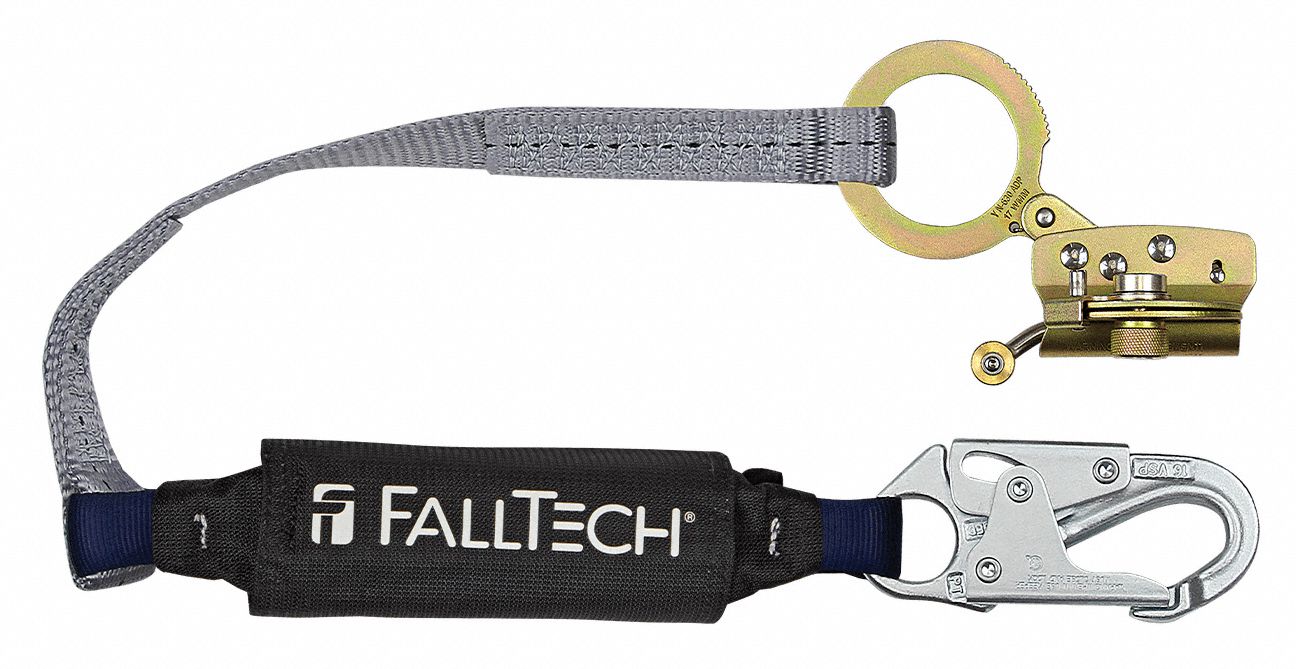 Rope Grab and Shock absorbing lanyard