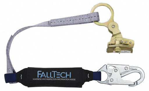 Rope Grab and Shock absorbing lanyard