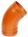 45 Long Radius Elbow Ductile Iron 6 in