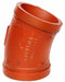22.5 Elbow Ductile Iron 5 in Grooved