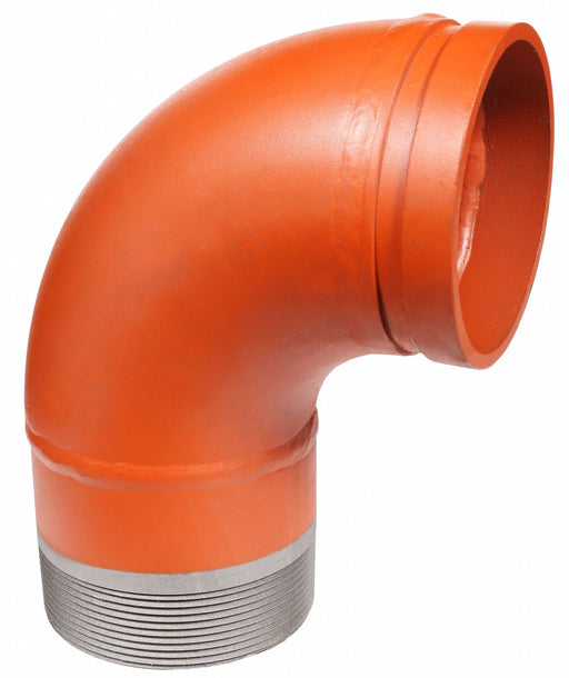 90 Elbow Adapter Ductile Iron 3 in