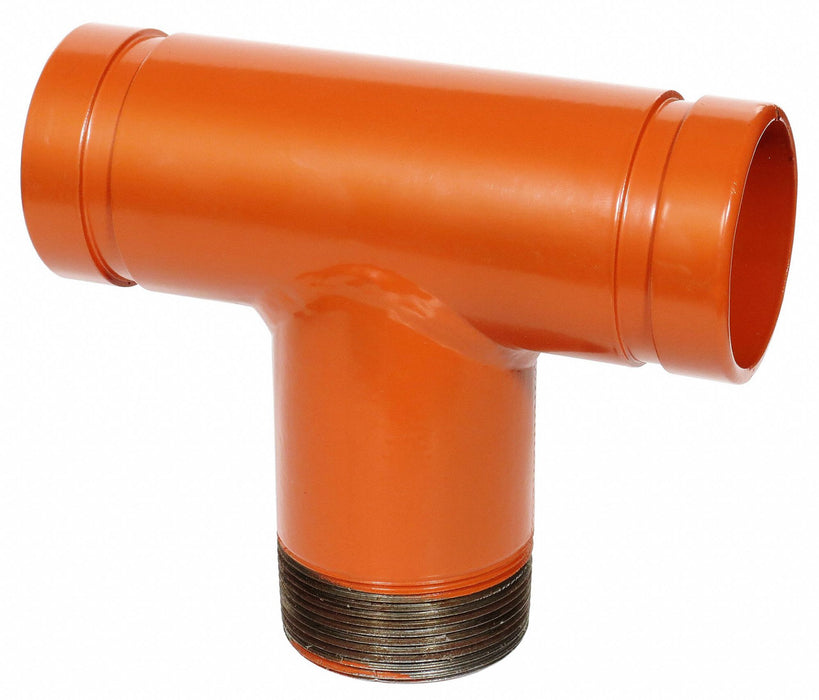 Branch Tee Ductile Iron 2 in Grooved