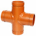 End Cross Ductile Iron 1 1/2 in Grooved