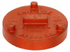 End Cap Ductile Iron 3 in Grooved