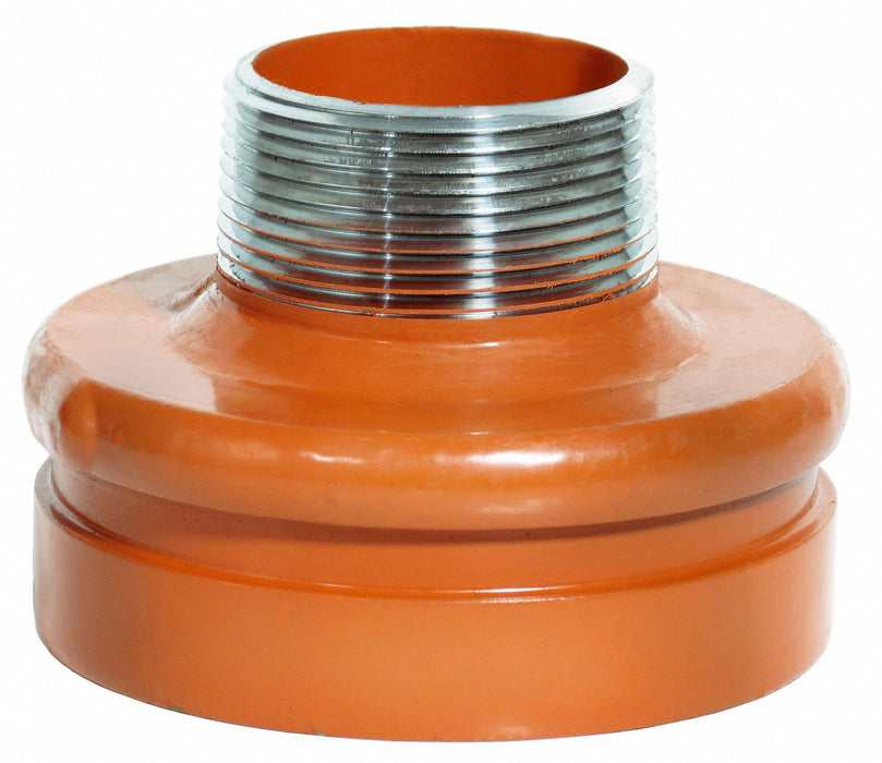 Threaded Reducer Orange 3 x 1 1/4 in