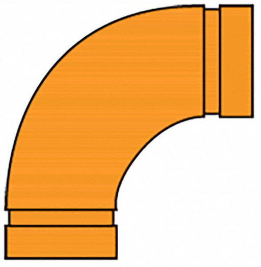90 Elbow Ductile Iron 3 in Grooved