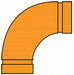 90 Elbow Ductile Iron 3 in Grooved