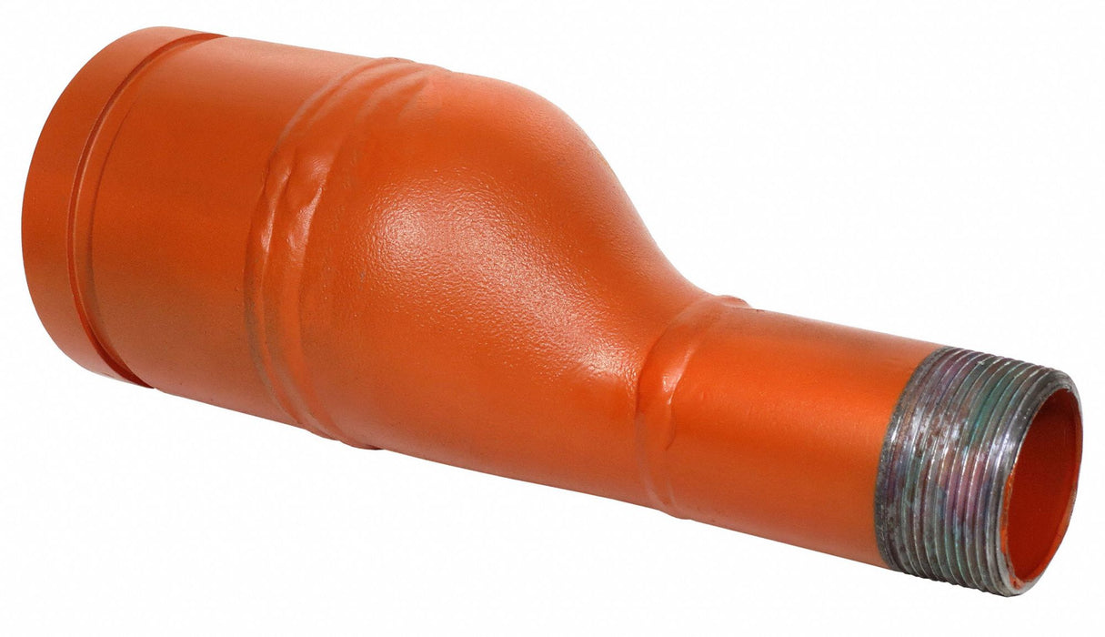 Coupling Ductile Iron 3 x 2 in Orange