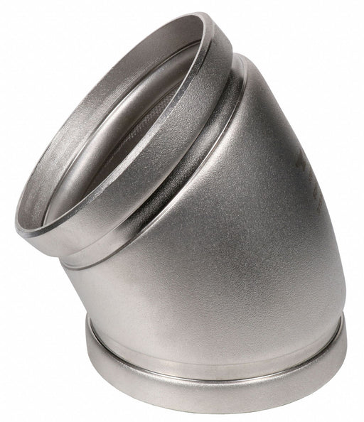 90 Long Radius Elbow 304 SS 4 in