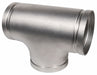 Tee 304 SS 6 in Pipe Size Grooved