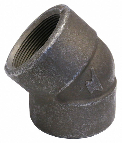 45 Elbow Forged Steel 1/2 in FNPT