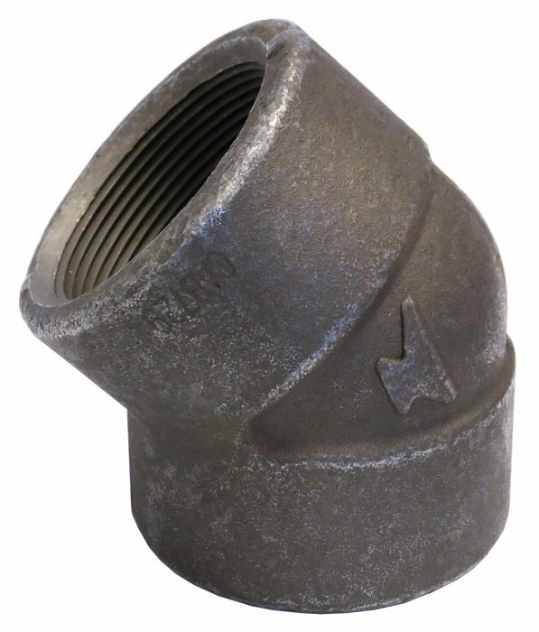 45 Elbow Forged Steel 1/4 in FNPT