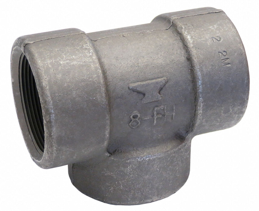 Tee Forged Steel 2 x 2 x 1 in FNPT
