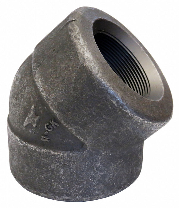 45 Elbow Forged Steel 1 1/2 in NPT