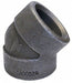 45 Elbow Forged Steel 3/8 in FNPT