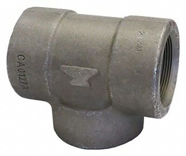 Reducing Tee Forged Steel 1 x 1 x 3/4 in
